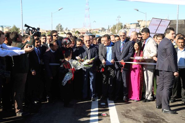 افتتاح جسر الشهيد علي العسكري بكركوك 